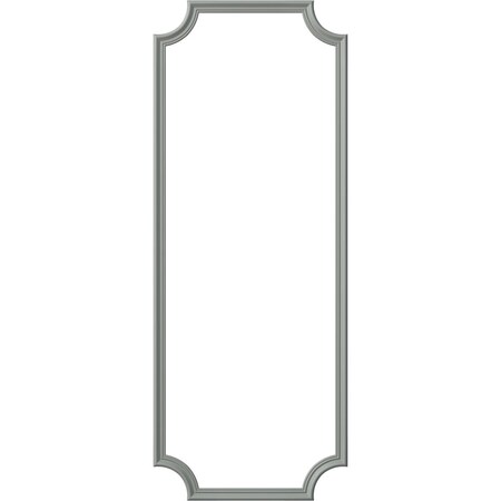 Ekena Millwork 28-in. W x 72-in. H Claremont Panel Moulding Kit Single Panel PMLKCL28X72A
